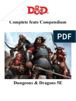 DND 5E Complete Feat Compedium