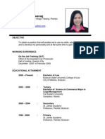 Ysabel's Resume