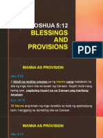 BLESSINGS and Provision