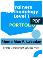 Rhona Tm1 Portfolio Complete