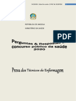 Provas de Enfermagem 2019-2020