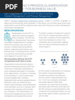 Applying Apqc'S Process Classification Framework® For Business Value