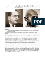 Dismantling Sainthood: Ambedkar On Gandhi: Anand Ranganathan