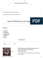 Search STEM Resources and Opportunities: Filter by