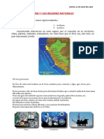 ACTIVIDAD PERSONAL ---EL PERU Y SUS REGIONES NATURALES