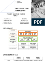 Behavioural Analysis of Slub Yarn and Its Made Ups: Project Review Ii-Phase 2 Team 4