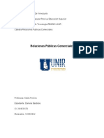 Relaciones Publicas Comerciales Informe