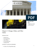 Chapter 5-Changes, Delays, and Other Claims: Construction Law Survival Manual Table of Contents