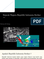Sejarah Negara Republik Indonesia Serikat