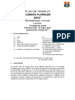 PLAN GENERAL JUEGOS FLORALES 2021 Entorno Virtual SECURIT 1 1