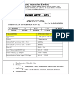 Erucic Acid 90 Technical Data Sheet