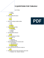 Tableau Interview Questions