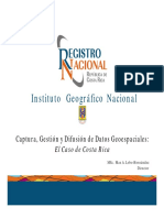 El PRCR y la modernización de la información geoespacial en Costa Rica
