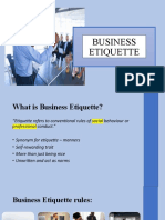 Business Etiquette