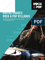 Digital Grades - Rock & Pop Syllabus