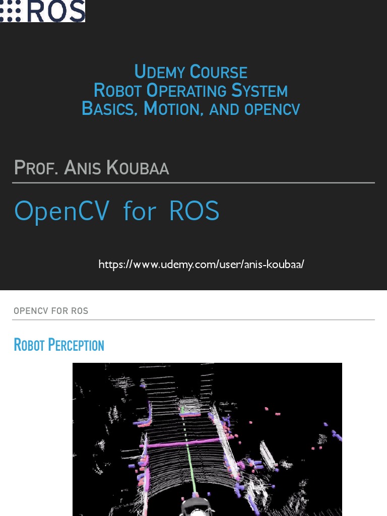 OpenCV & ROS for Robotics Enthusiasts | PDF