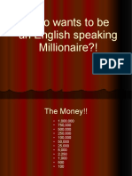Who Wants To Be An English Speaking Millionaire?!