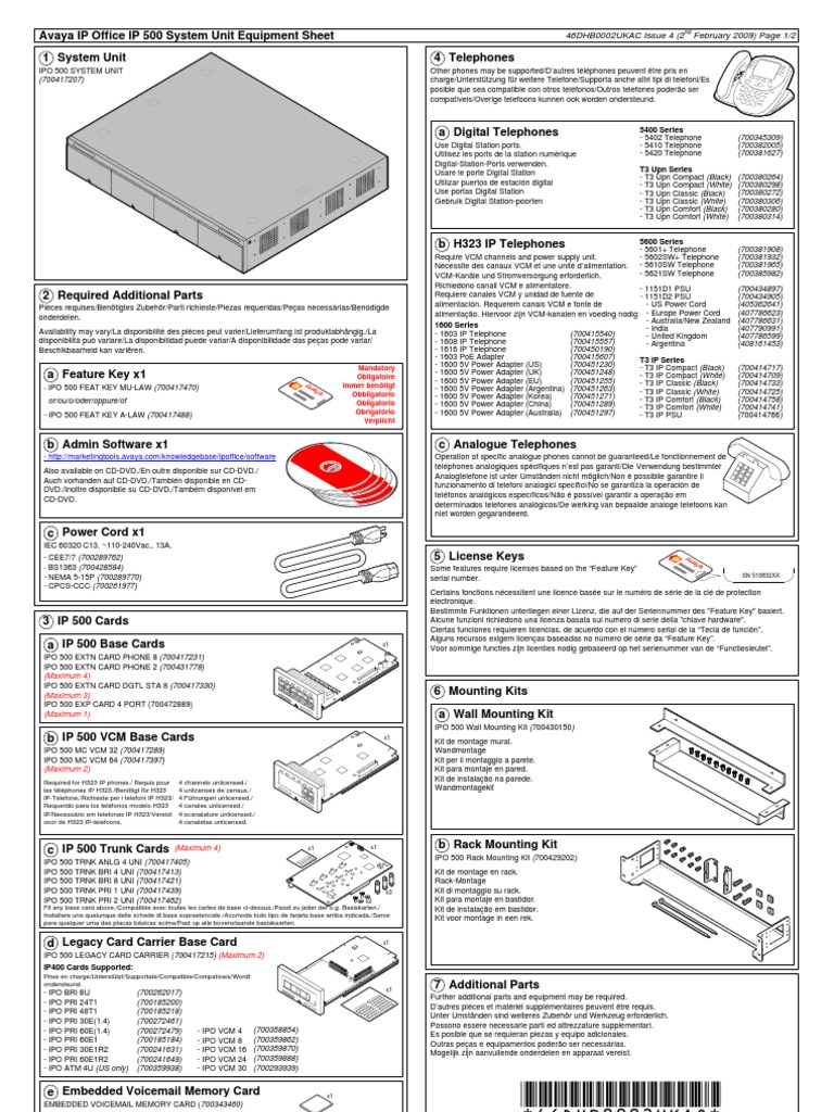 Avaya IP Office 500 Setup Guide | PDF | Office Equipment | Ibm Pc ...