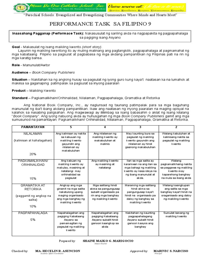 Performance Task9 | PDF