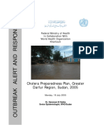 Cholera Preparedness Plan, Greater Darfur Region, Sudan, 2005