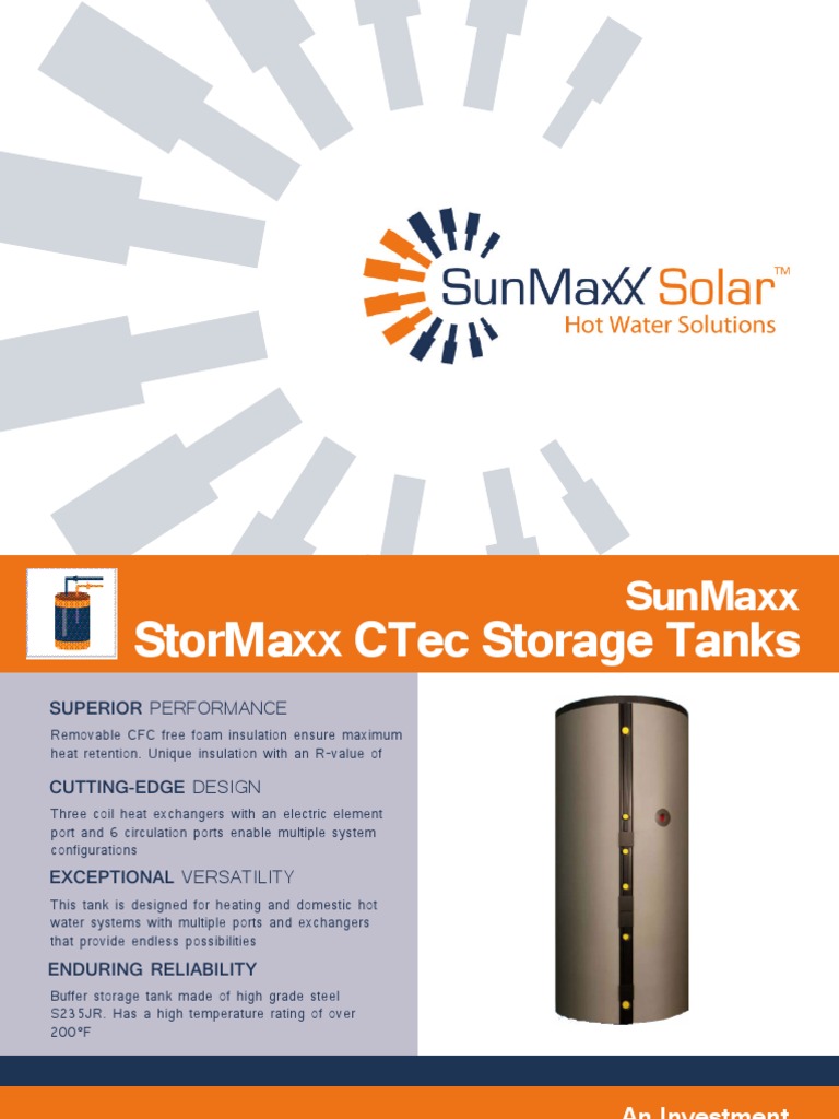 Product Brochure - StorMaxx CTec Tanks | PDF