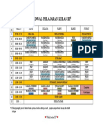 Jadwal Pelajaran Kelas Iiib