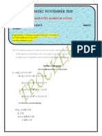 2020 Nov PPR 2 Suggested Marking Guide by Trockers