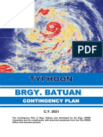 Batuan Contingency Plan For Typhoon