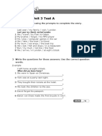 Project 2 - Unit 3 Test A: Example