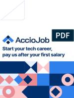 Acciojob: Start Your Tech Career, Pay Us After Your First Salary