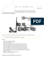 Detailed Description of The Modbus TCP Protocol With Command Examples