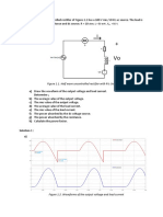 Controlled Half-Wave Rectifier Analysis