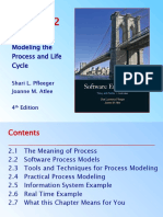 Modeling The Process and Life Cycle: Shari L. Pfleeger Joanne M. Atlee 4 Edition