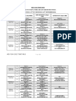 Midyear 2022 Examination Timetable (Invigilators)