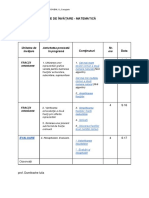 Planificare Unitate Fracții Ordinale Evaluare