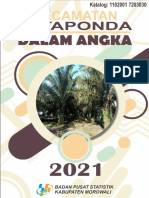 Kecamatan Wita Ponda Dalam Angka 2021