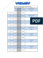 Fixture Descenso Tira Caballeros 2022