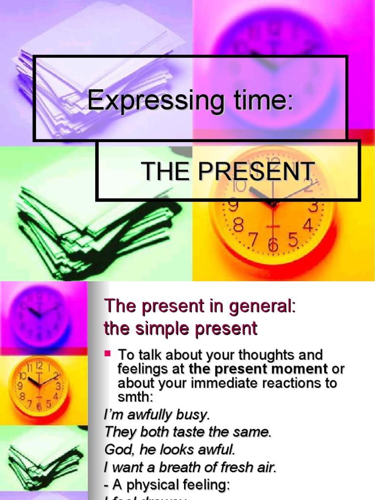 Expressing Time-The Present | PDF