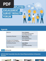 2020 Employee Engagement Survey Results Forum Presentation