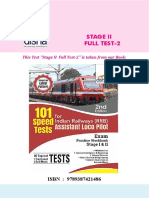 Stage Ii Full Test-2: This Test ''Stage II F Ull Test-2'' Is Taken From Our Book