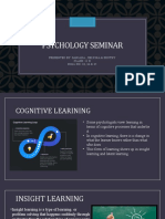 Psychology Seminar: Presented By: Sanjana, Selvina & Sruthy Class: 11 D ROLL NO: 33, 34 & 35
