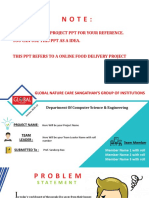 Global Sample Project PPT CSE