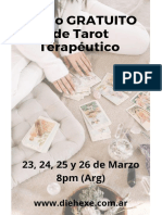 CURSO/Taller de TAROT TERAPÉUTICO