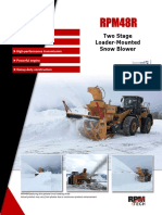 RPM48R: Two Stage Loader-Mounted Snow Blower