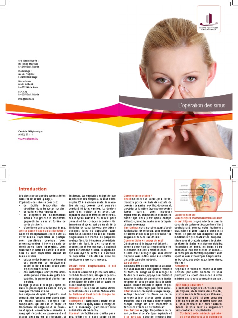 Saignements après opération des sinus PDF Saignement Anesthésie — free download