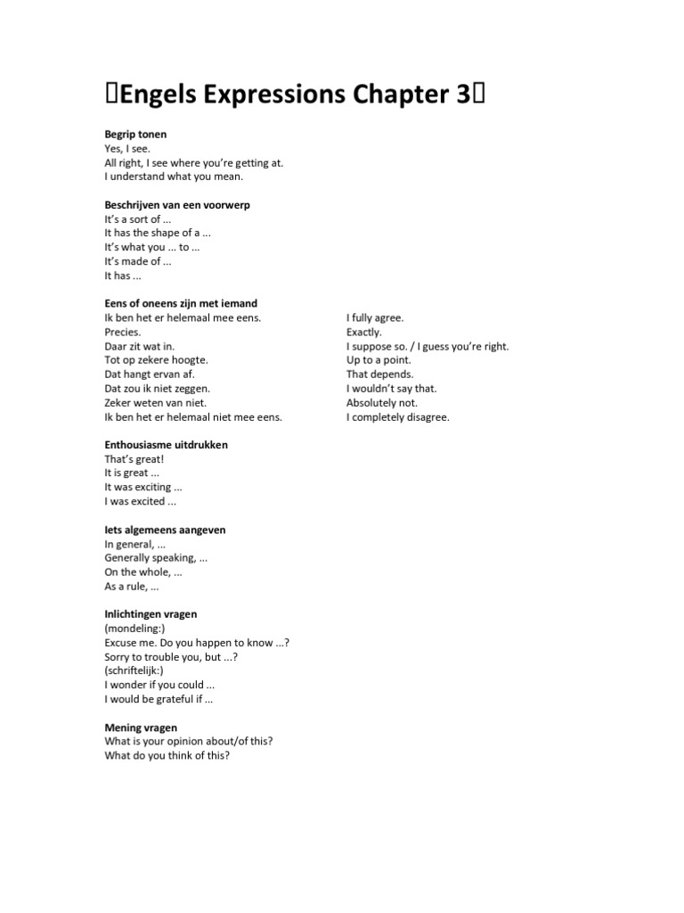 Engels Exp | PDF | Language Arts & Discipline