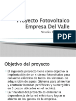 Proyecto Fotovoltaico Empresa Del Valle