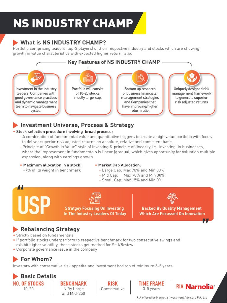 Ns Industry Champ Download Free PDF Investing Sharpe Ratio