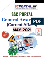 SSC PORTAL Current Affairs - MAY 2021 Ebook