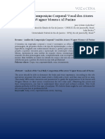 Análise da composição corporal-vocal de Wagner Moura e Al Pacino